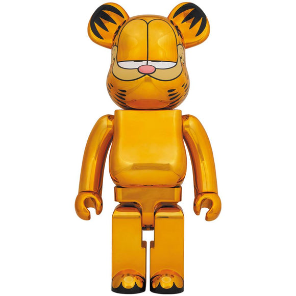 Bearbrick 1000% Garfield Gold Chrome Ver.