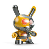 Dairobo-B Mecha Half Ray 5" Dunny by Dolly Oblong - Yellow Edition
