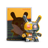 Dairobo-B Mecha Half Ray 5" Dunny by Dolly Oblong - Yellow Edition