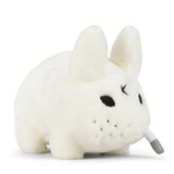 Kidrobot Smorkin' Labbit 14" white plush by Frank Kozik