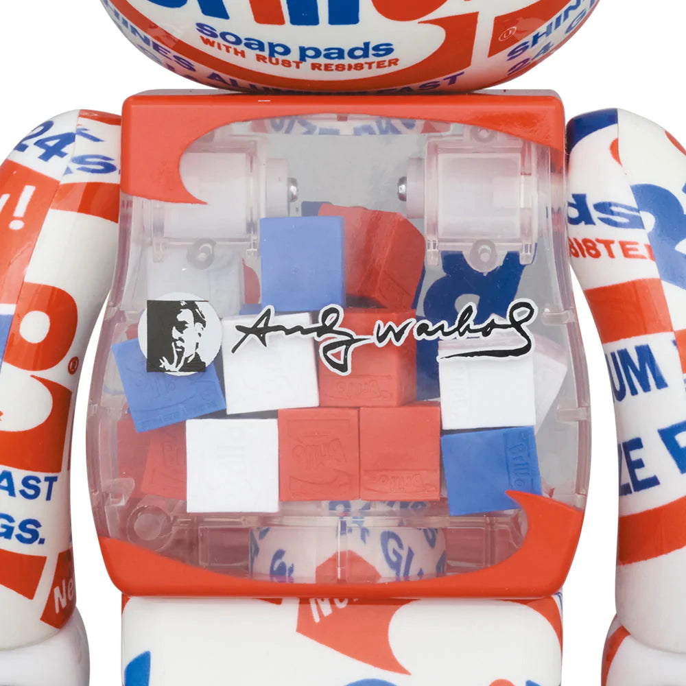 Bearbrick 100% & 400% Set - Andy Warhol Brillo – LIFT Bearbrick 100% & 400% Set - Andy Warhol Brillo – LIFT