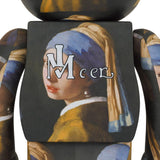 Bearbrick 1000% Johannes Vermeer - Girl with Pearl Earring