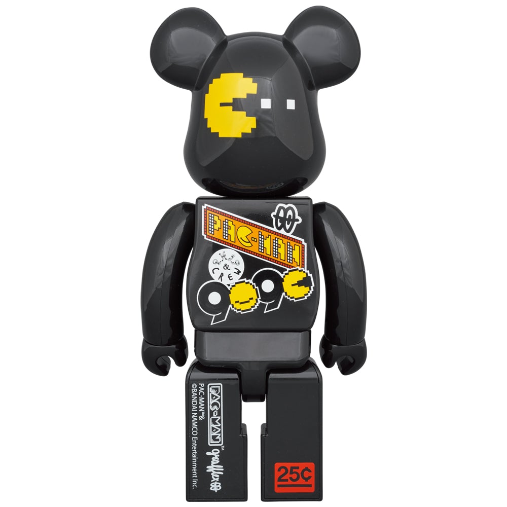 Bearbrick 100% & 400% Set - Pac-man X Grafflex X 9090 X Ship&Crew 