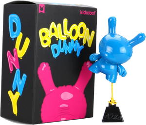 Balloon Dunny 8" Art Figure - Cyan Edition