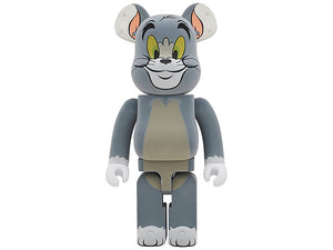 Bearbrick 1000% Tom and Jerry - Tom Flocked